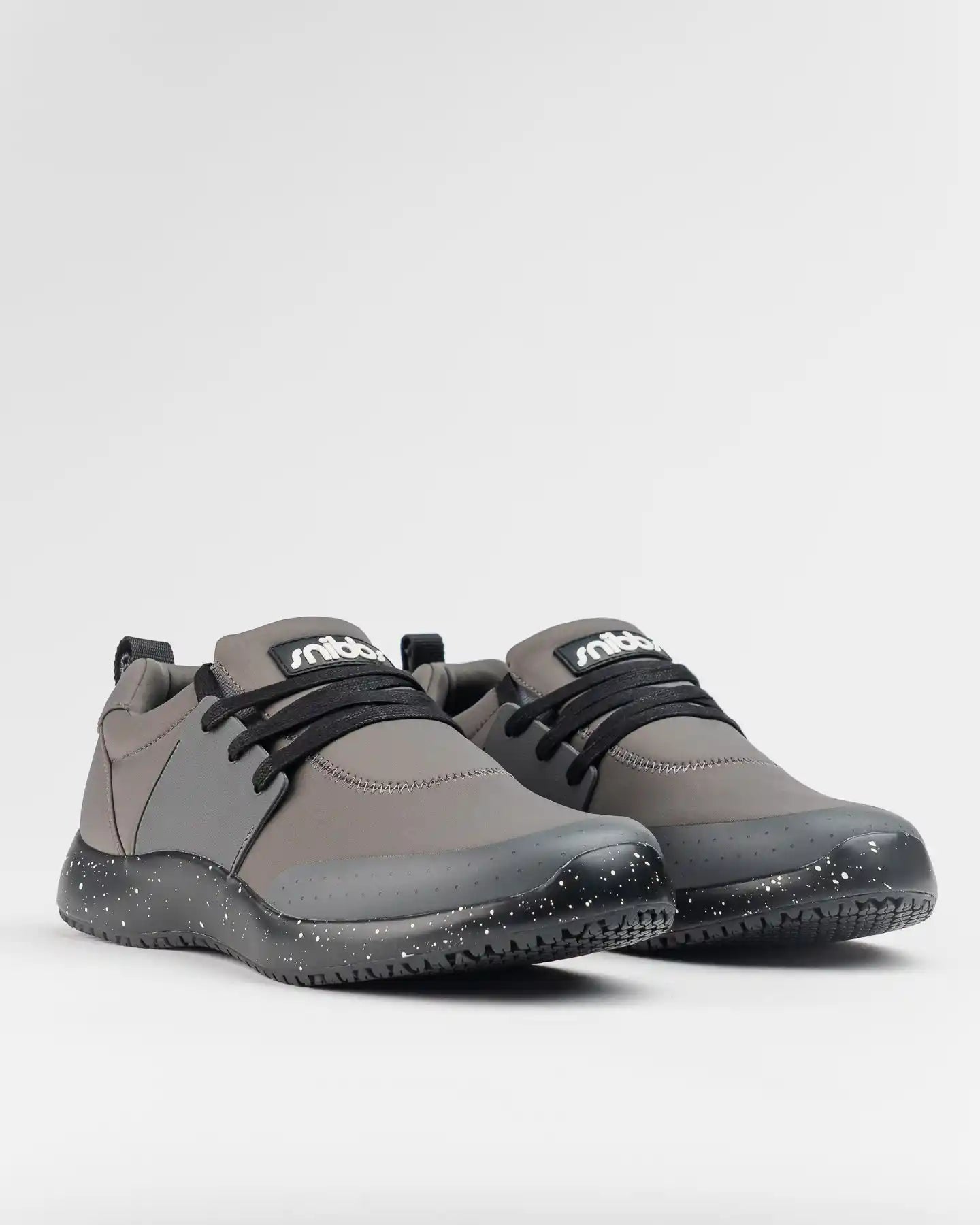 Spacecloud Charcoal: Gray Work Sneakers Snibbs - Main Image