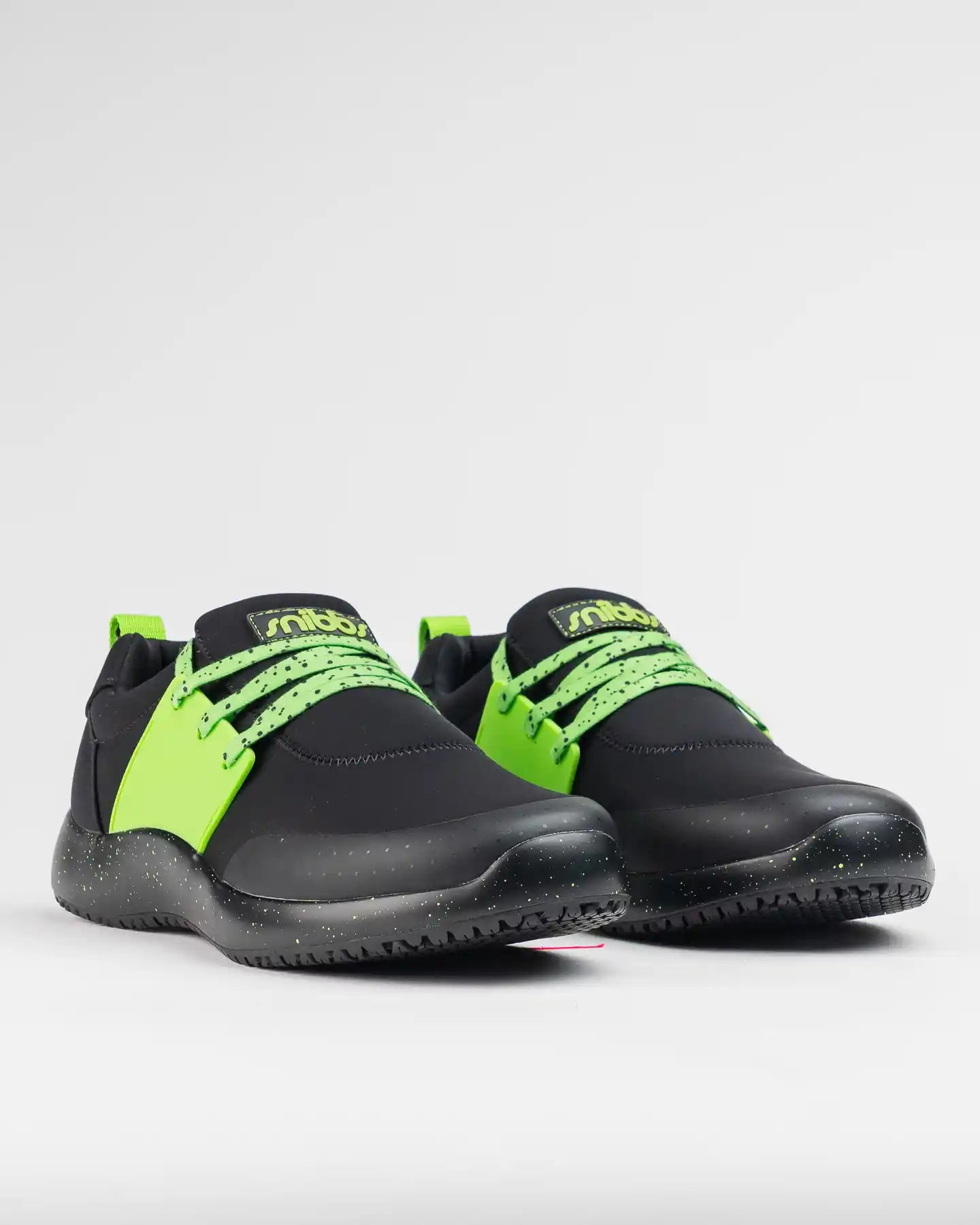 Spacecloud 2.0 Lime Truck Green and Black Work Sneakers Snibbs