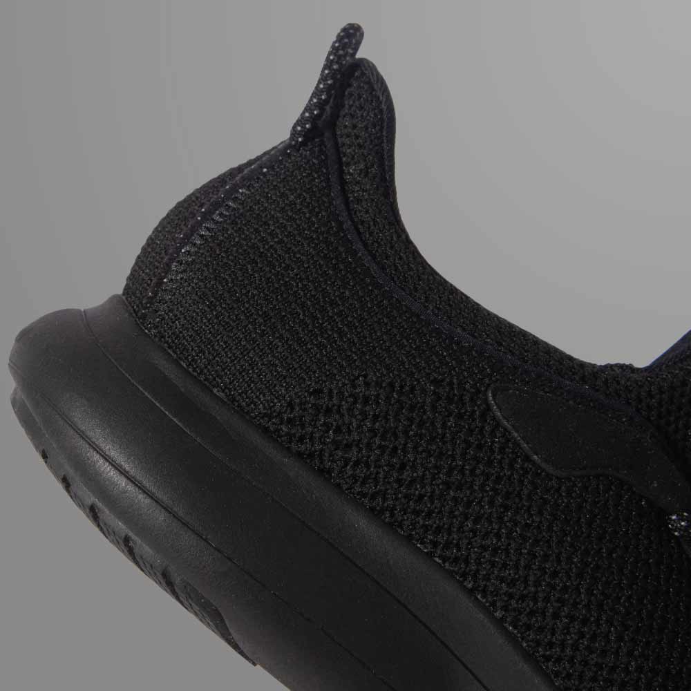 Orbit Eclipse Black: Black Lightweight Knit Sneakers - Snibbs